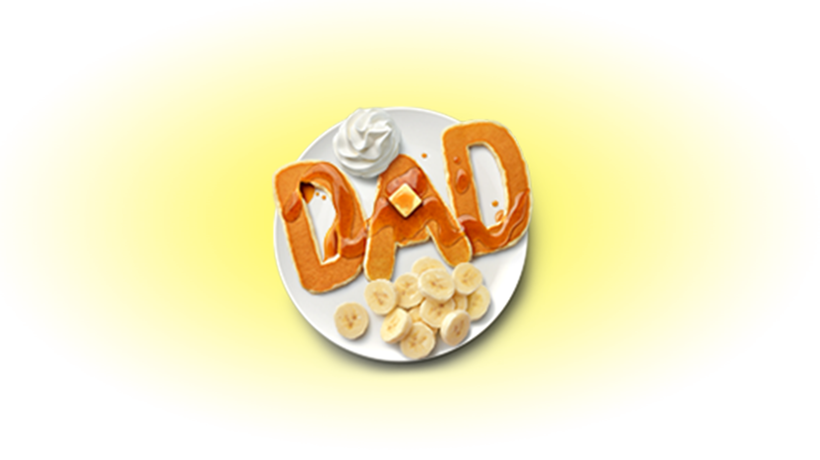 Make ‘DAD’ pancakes to power him through his super day!