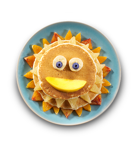Sunny Fluffy Pancackes